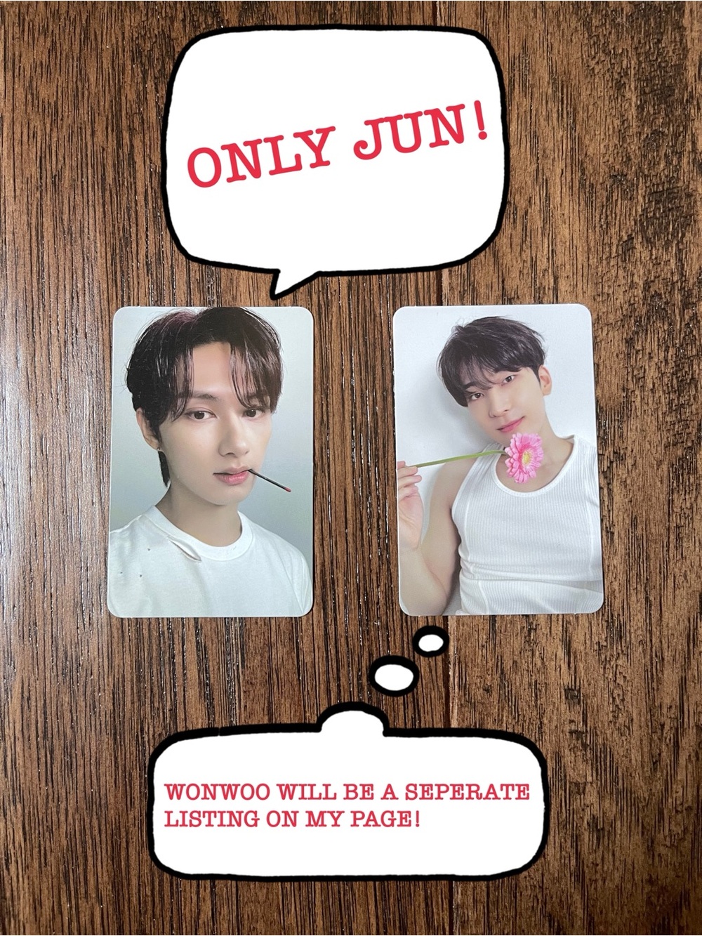 SEVENTEEN Official Photocard - ONLY JUN